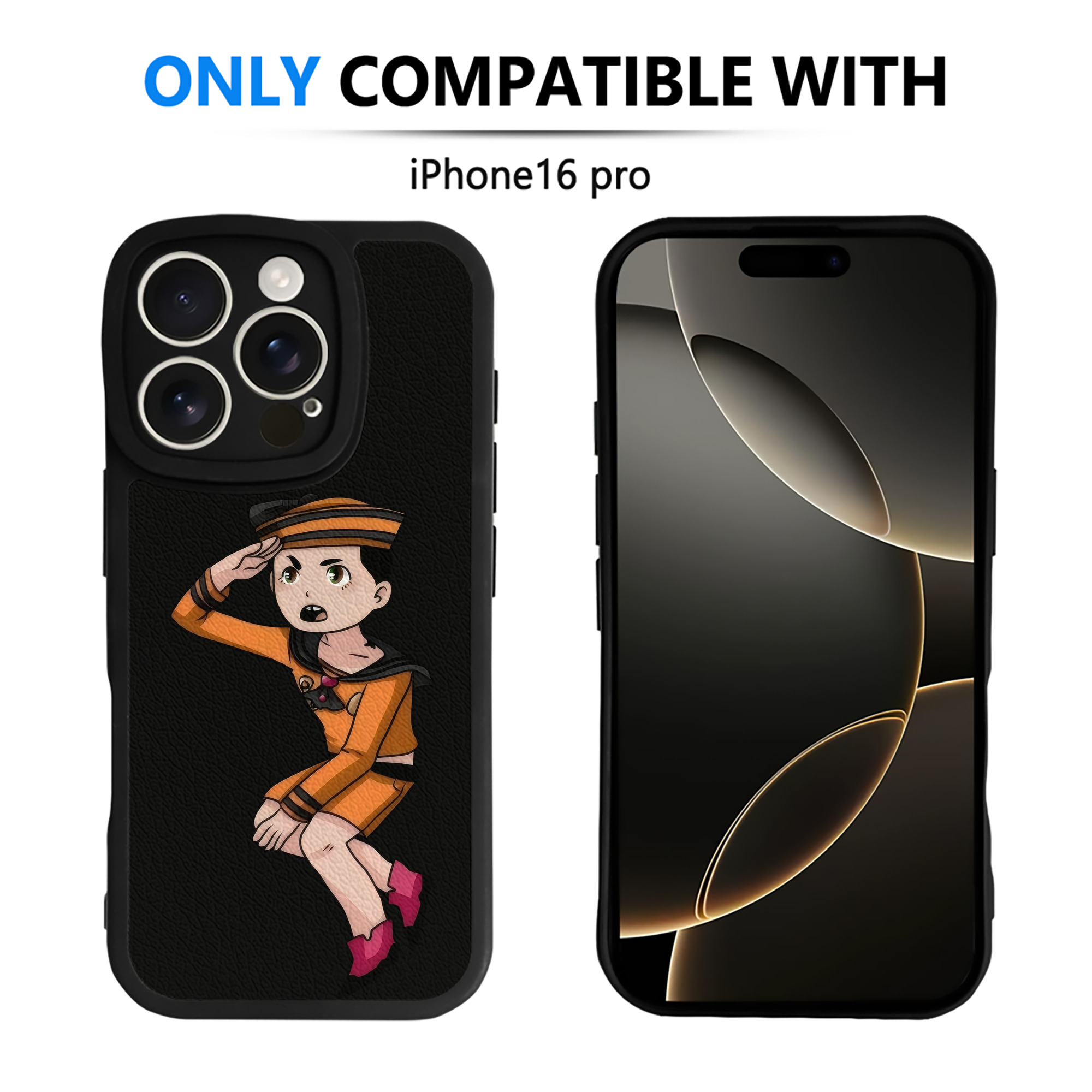 （画像用） ジョジョの奇妙な冒険 東方定助 JoJo's Bizarre Adventure Higashikata Josuke 【iPhone 16シリーズ対応】シリコンスマホケース（レザー調） 材質：シリコン